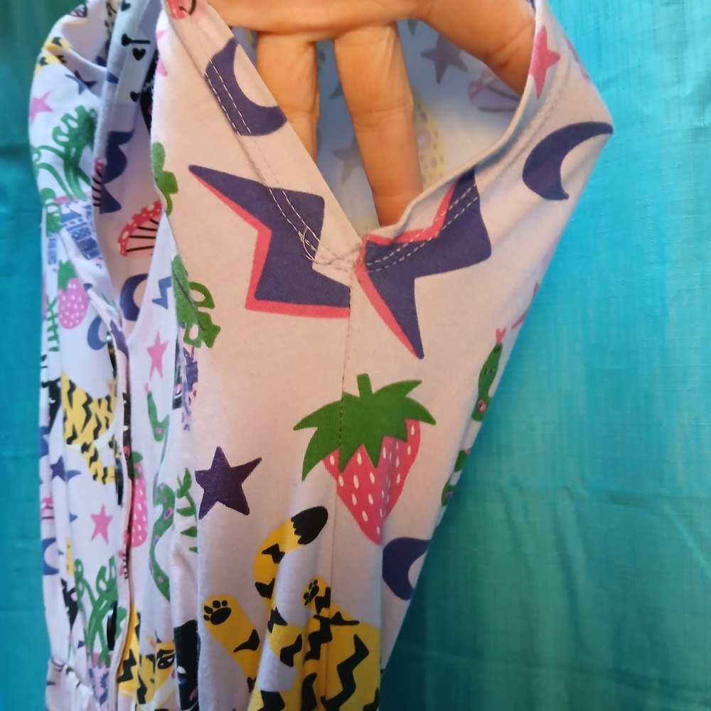 Colorful Animal Print Jumpsuit - Lavender - Picture 4 of 6